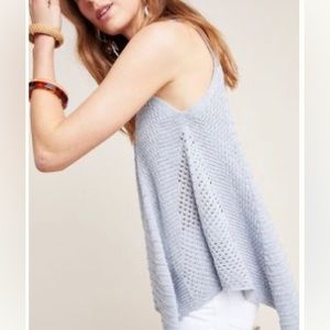 Gray Sweater Tank from Anthropologie. Sz S